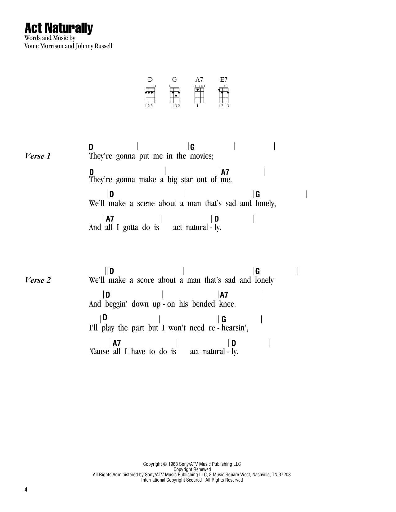 Product gallery: Page 1 of 1 Act Naturally, Buck Owens