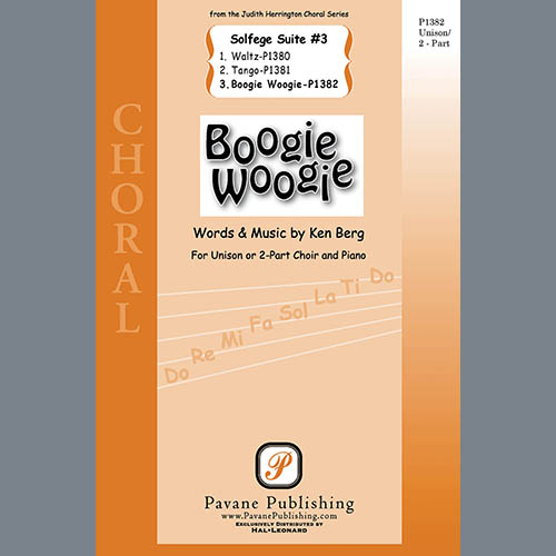 cover: Boogie Woogie (from "Solfege Suite #3"), Ken Berg, Chor
