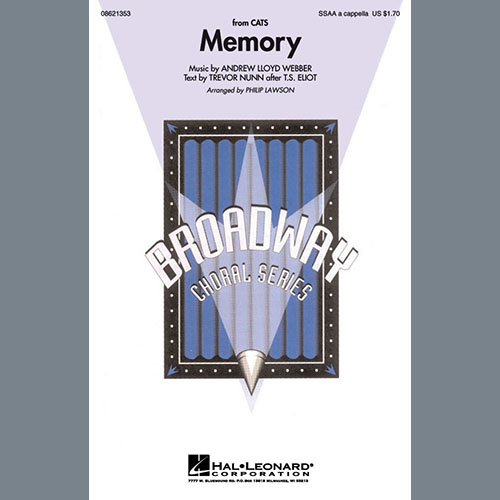 Produktbild zu: Memory (from Cats) (arr. Philip Lawson)