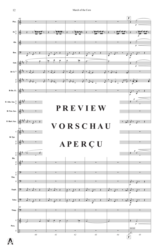 Produktgalerie: Seite 15 von 21 March of the Corn , , (Concert Band)