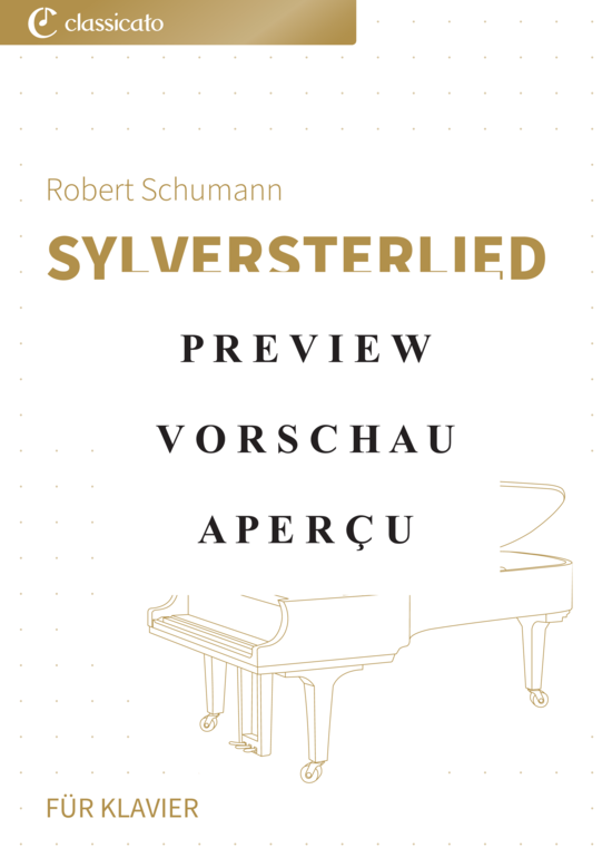 Produktgalerie: Seite 2 von 5 Sylversterlied - Nr. 43 aus Album für die Jugend op. 68 , , Klavier Solo