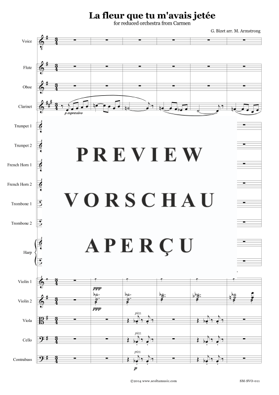 Product gallery: Page 4 of 11 Flower Song (from Carmen), , Tenor Solo and Wind Band