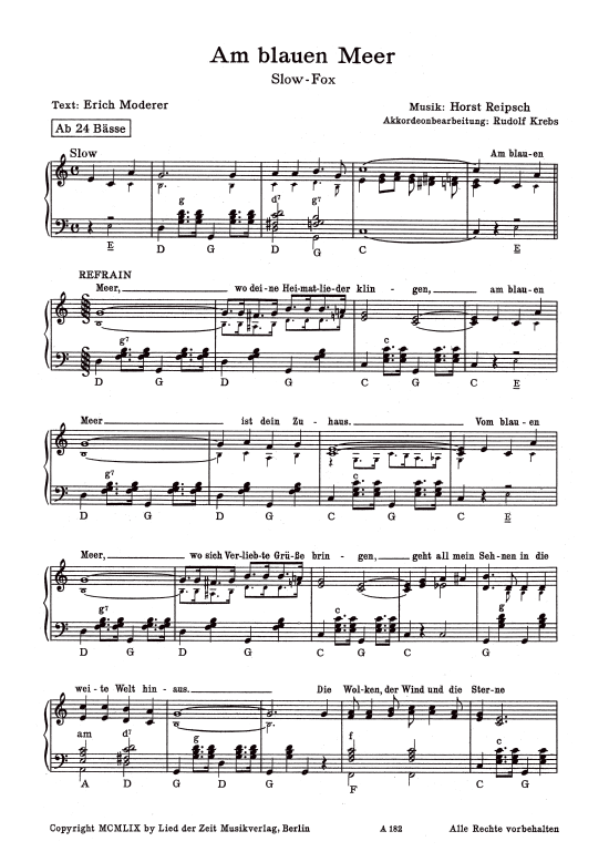 gallery: Am blauen Meer , , (Akkordeon + unterlegter Text)