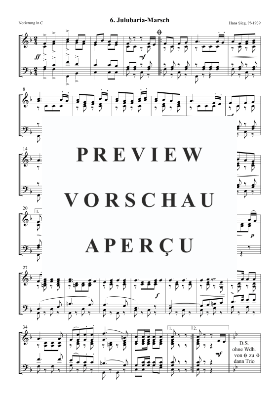 Produktgalerie: Seite 2 von 5 Julubaria-Marsch, , Posaunenchor