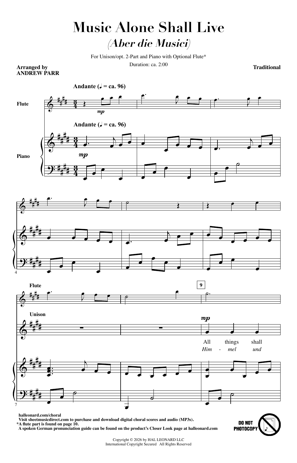 Produktgalerie: Seite 1 von 1 Music Alone Shall Live (Aber Die Musici), Andrew Parr