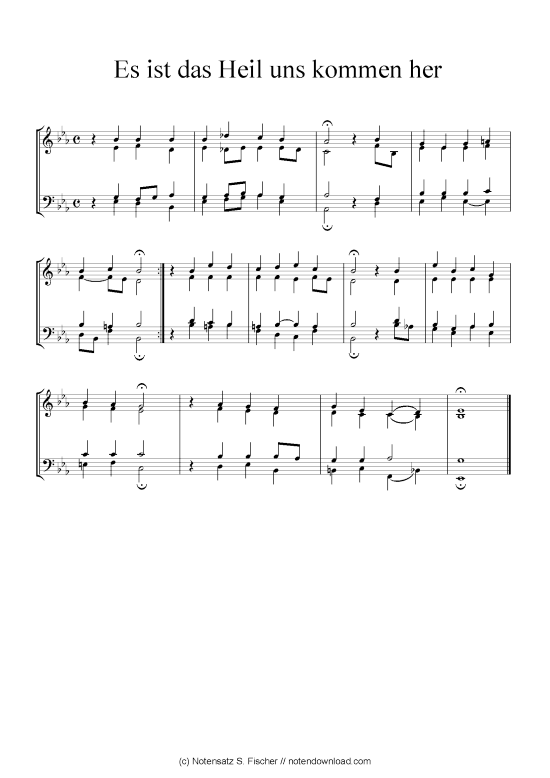 Product picture to: Es ist das Heil uns kommen her Johann Ch. G. Stade (Hrsgb.), 1830