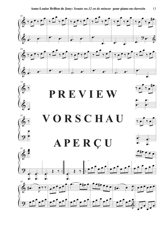 Product gallery: Page 14 of 17 Sonata no. 12 in c minor , Horvath, Nicolas, (Klavier/Cembalo Solo)