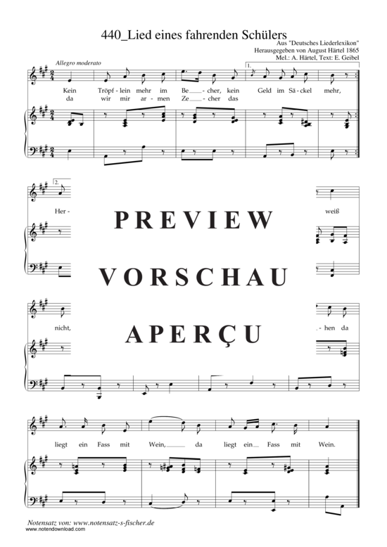 Product gallery: Page 2 of 3 Lied eines fahrenden Schülers , , Piano and Voice