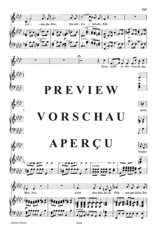 Product gallery: Page 3 of 9 Das Heimweh D.851, , Low Voice and Piano