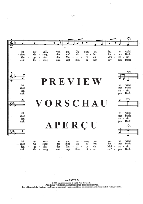 Product gallery: Page 4 of 4 Die beste Zeit im Jahr ist mein , , (mixed choir)