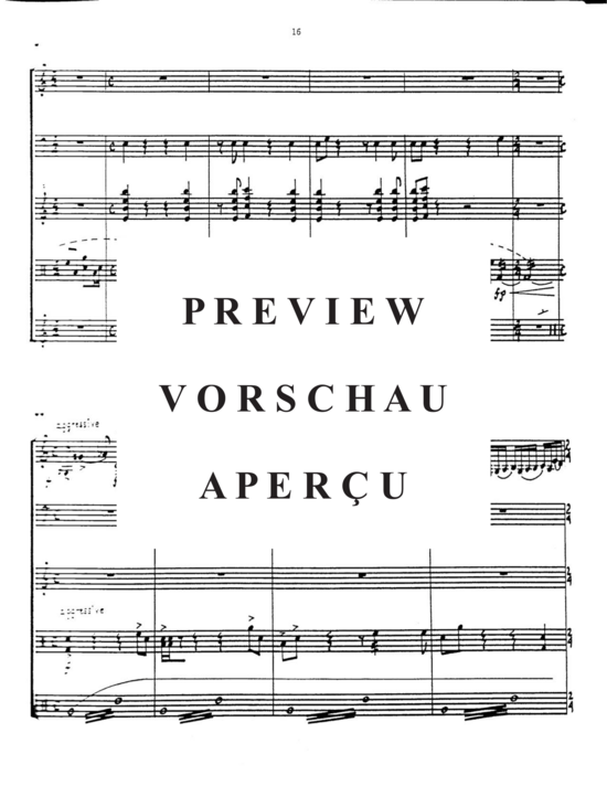 Product gallery: Page 20 of 21 Escapade , , (alto saxophone solo and 4 percussionists)
