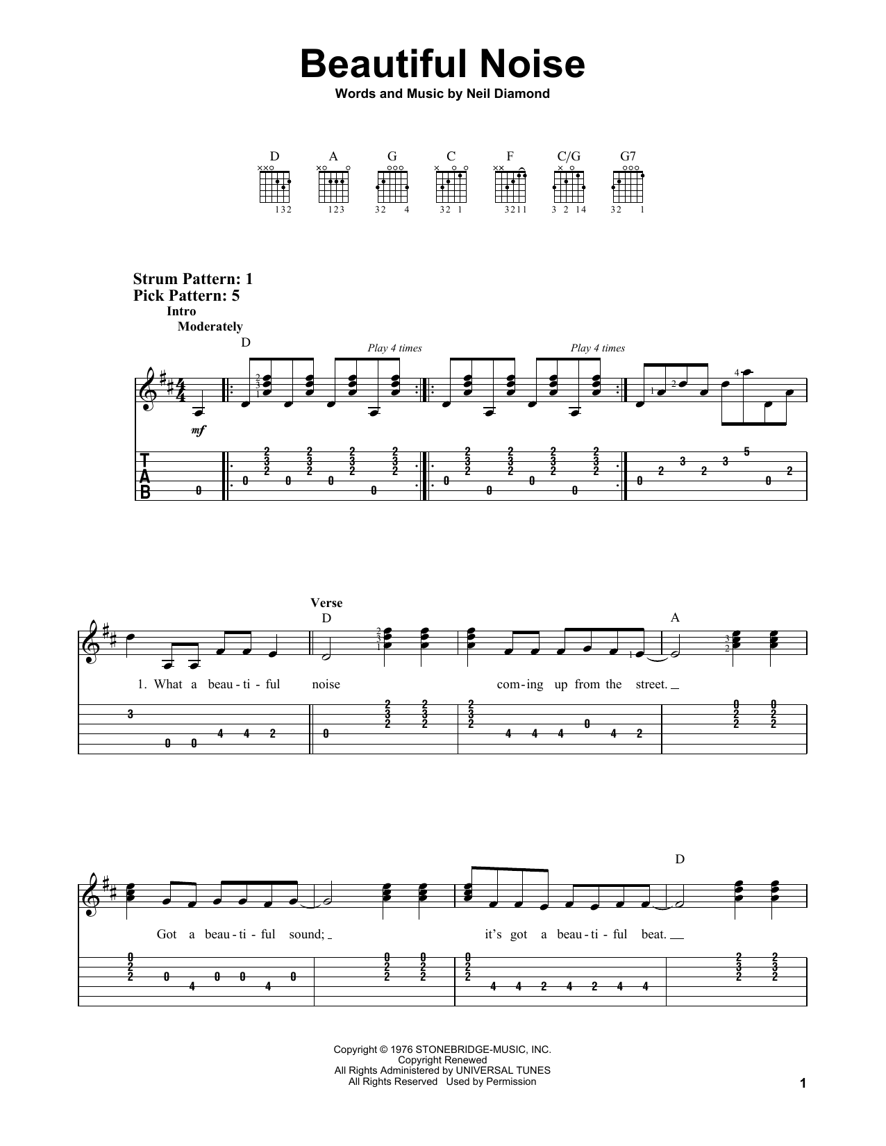 Product gallery: Page 1 of 1 Beautiful Noise, Neil Diamond