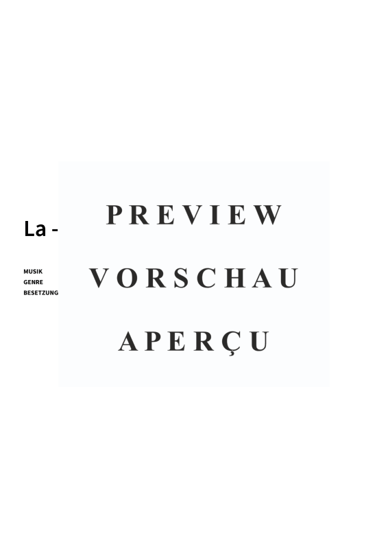 Product gallery: Page 3 of 5 La - Le - Lu, , Solo Violin - Leadsheet