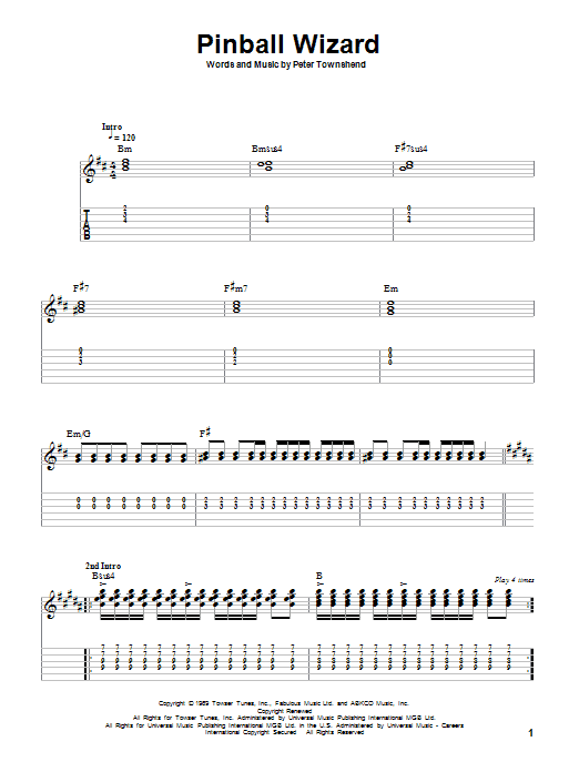 Produktgalerie: Seite 1 von 1 Pinball Wizard, The Who, Gitarre
