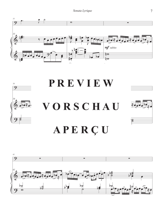 Product gallery: Page 10 of 21 Sonata Lyrique , , (trombone and piano)