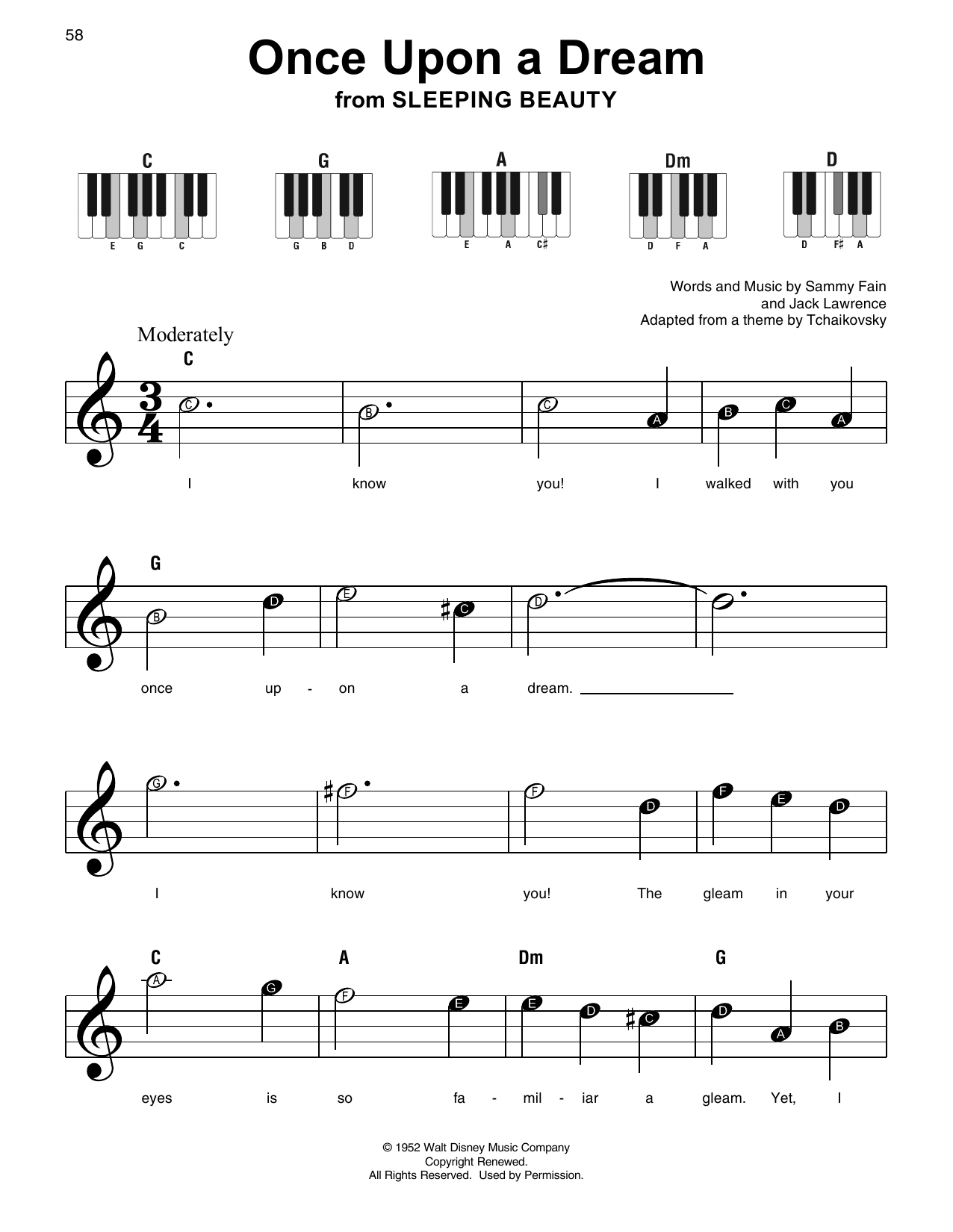 Produktbild zu: Once Upon A Dream (from Sleeping Beauty)