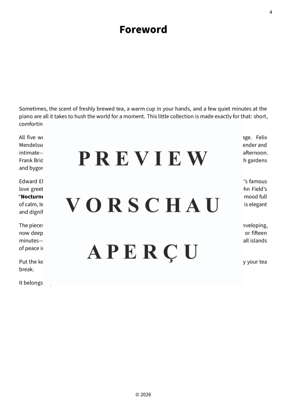 Produktgalerie: Seite 6 von 11 Piano Tea Break - Simplified feel-good pieces for short breaks, , Klavier Solo