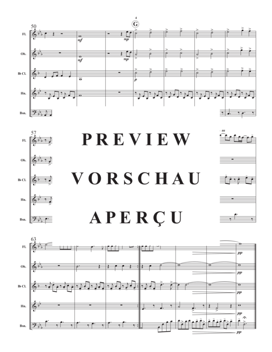 Produktgalerie: Seite 7 von 17 Micha´s Song , , (Holzbläserquintett)
