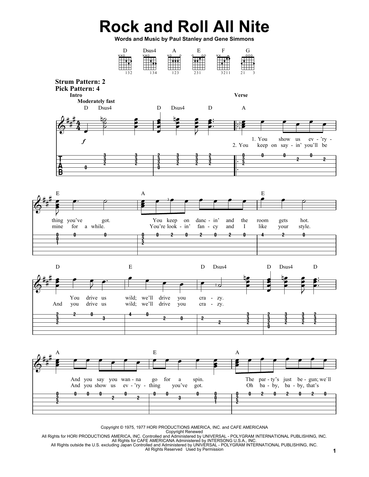 Produktbild zu: Rock And Roll All Nite