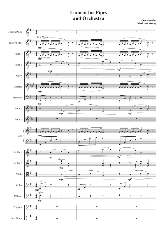 Produktgalerie: Seite 1 von 11 Lament for Pipes, , Uilleann Dudelsäcke und Orchester