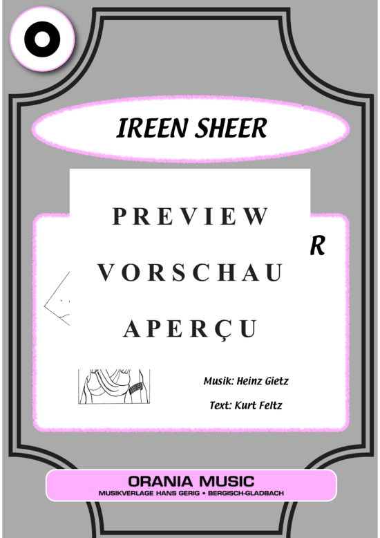 gallery: Das Lied der schönen Helena (Pythagoras) , Sheer, Ireen,  (Melodie-Stimmen in C/B/Es)