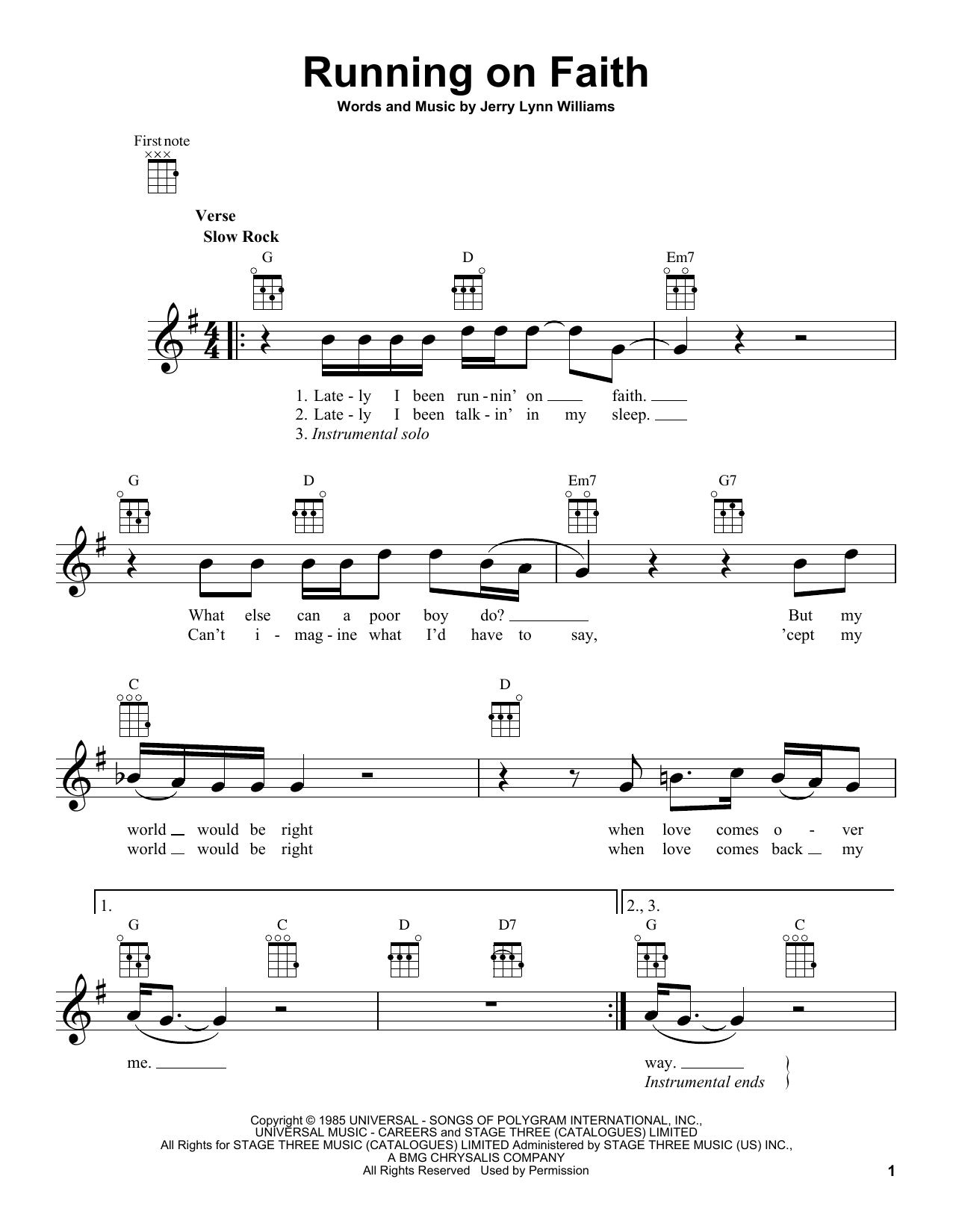 Product gallery: Page 1 of 1 Running On Faith, Eric Clapton