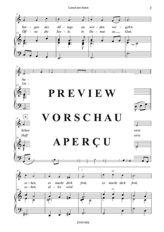 gallery: Lasset uns beten , Balena, Draga, (Gesang + Klavier)