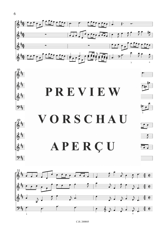 Produktgalerie: Seite 7 von 11 Sonata à 3 Violini (mit Stimmen), , Gemischtes Ensemble 3 Violinen und BC