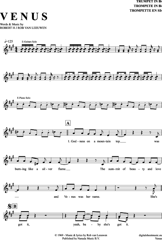 Produktbild zu: Venus Shocking Blue