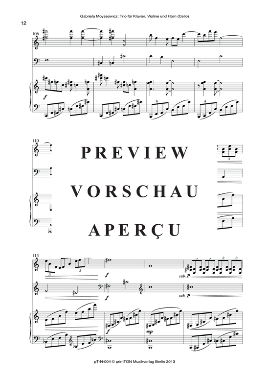 Product gallery: Page 17 of 21 TRIO, , piano, violin and horn/cello