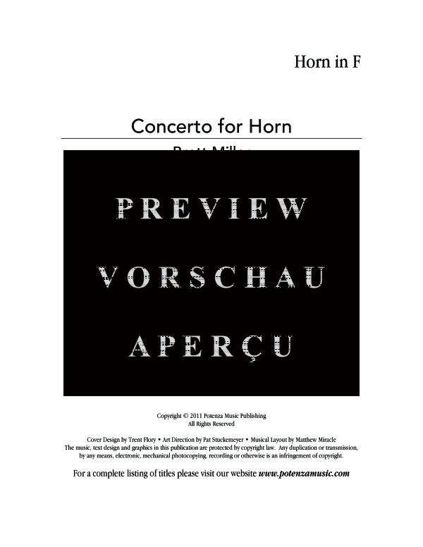 Produktgalerie: Seite 3 von 11 Concerto, , (Horn in F und Klavier)