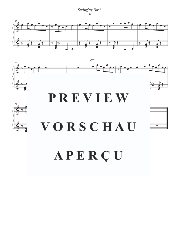 gallery: Springing Forth, Pedersen, Michael, (Klavier Solo)
