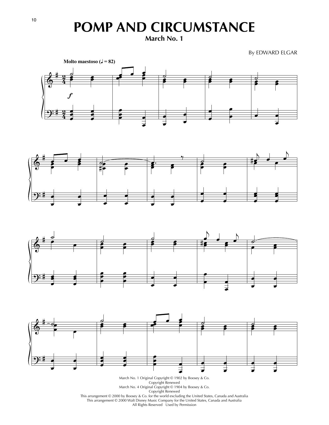 Produktbild zu: Pomp And Circumstance (from Fantasia 2000)