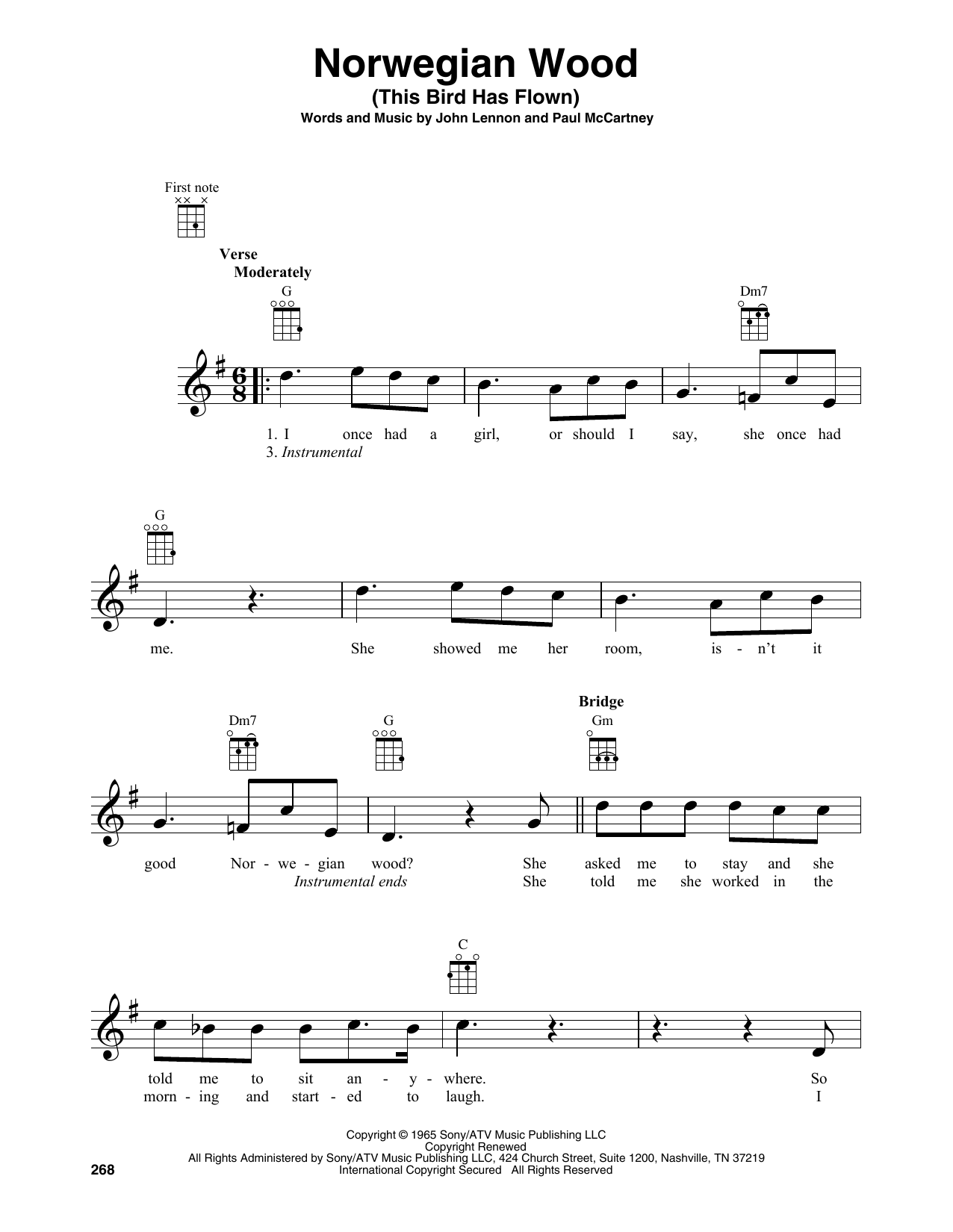 Product gallery: Page 1 of 1 Norwegian Wood (This Bird Has Flown), The Beatles