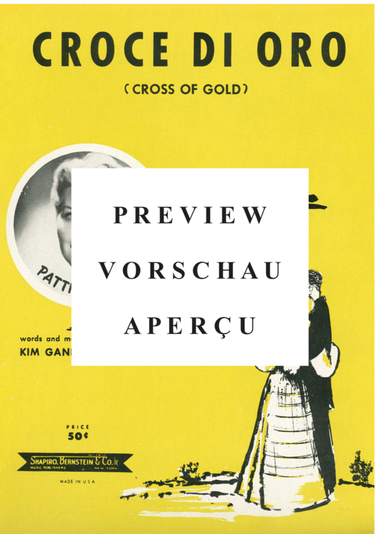 Produktgalerie: Seite 2 von 8 Croce Di Oro (Cross of Gold) , Page, Patti  , (Klavier und Gesang)