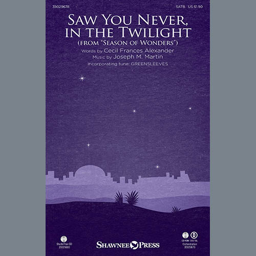 cover: Saw You Never, In The Twilight, Joseph M. Martin, Chor