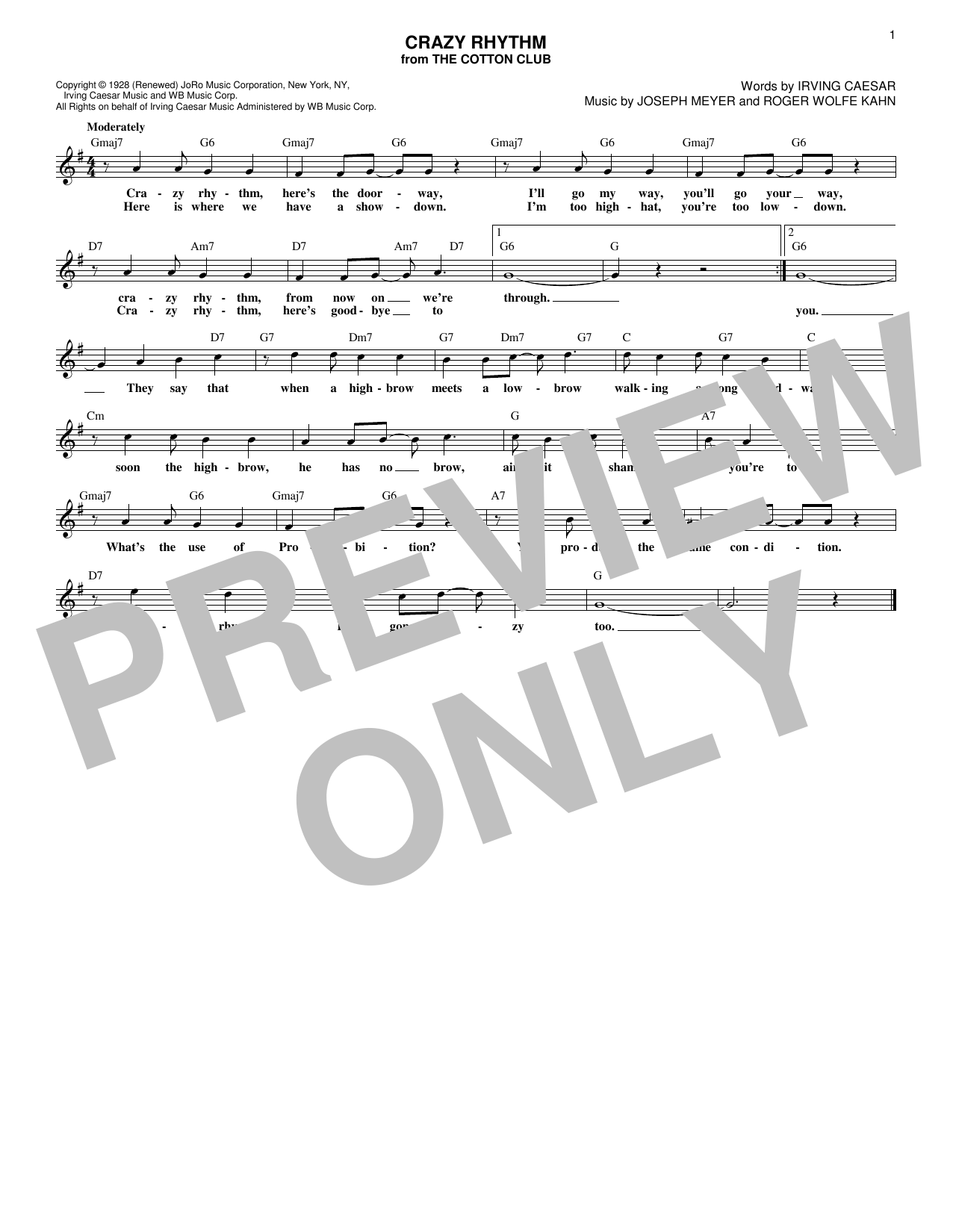 Product picture to: Crazy Rhythm