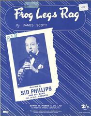 cover: Frog Legs Rag, Sid Phillips, Klavier