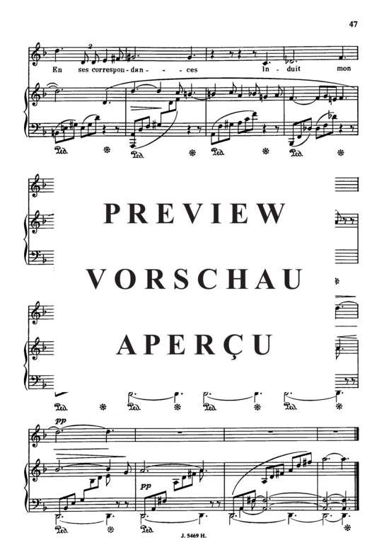 Product gallery: Page 6 of 6 A Clymène Op.58 No.4, , Medium Voice and Piano