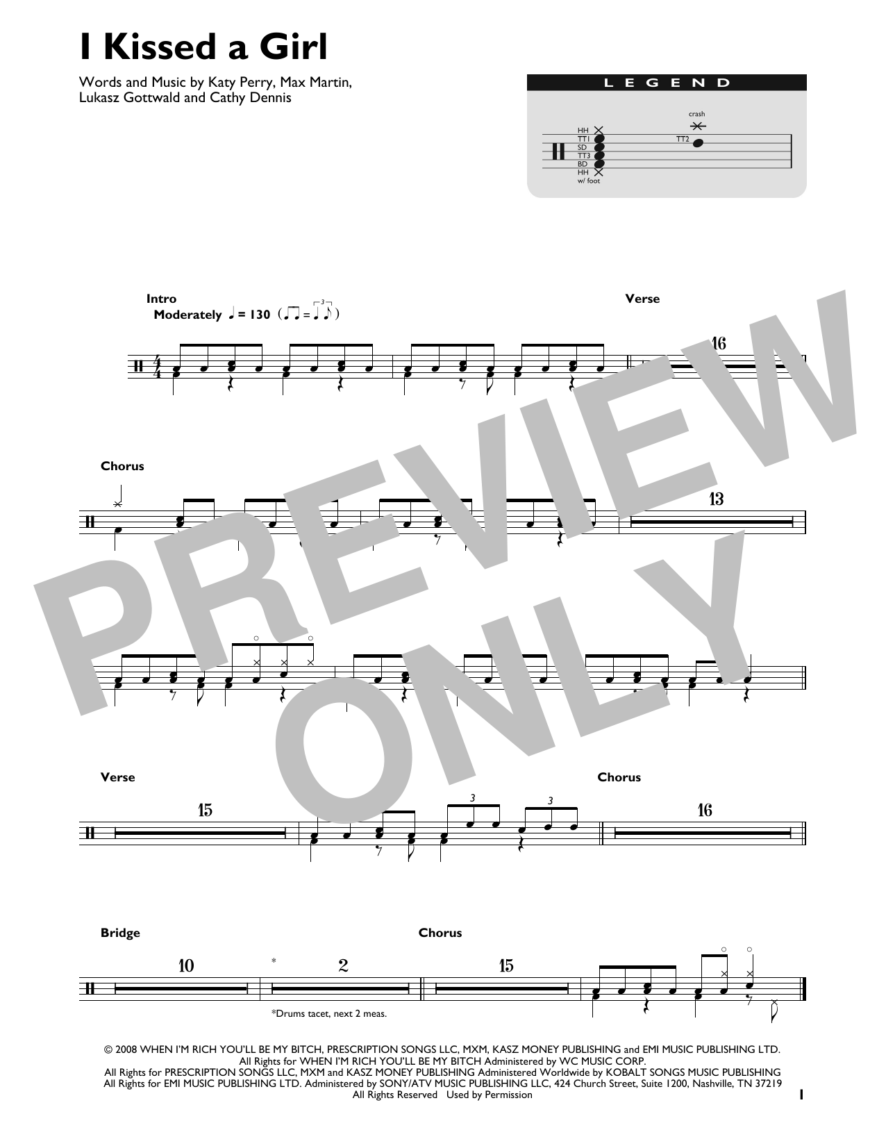 Product gallery: Page 1 of 1 I Kissed A Girl, Katy Perry