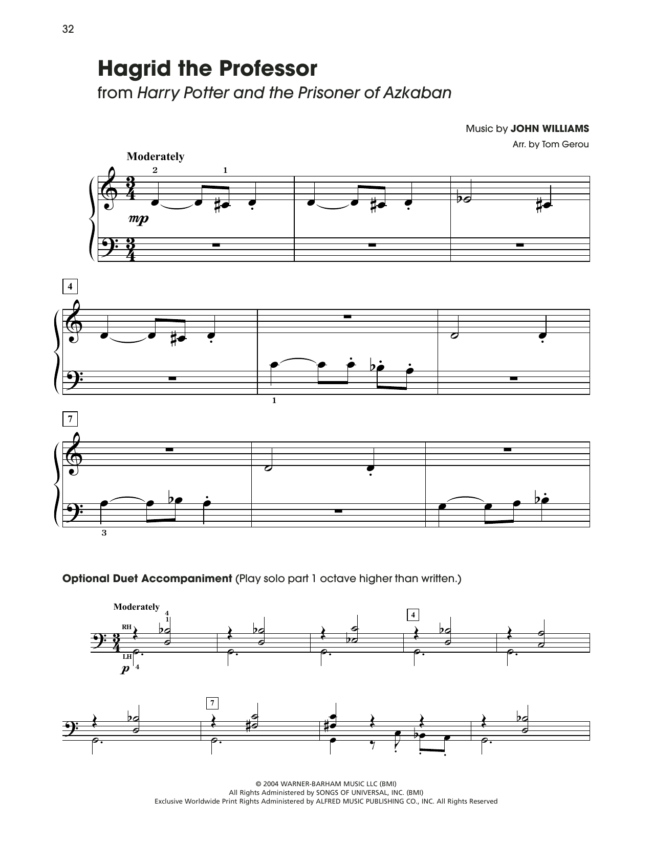Product picture to: Hagrid The Professor (from Harry Potter) (arr. Tom Gerou)