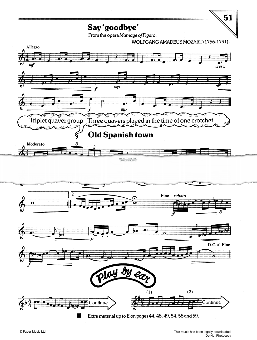 gallery: Say Goodbye/Old Spanish Town, Wolfgang Amadeus Mozart