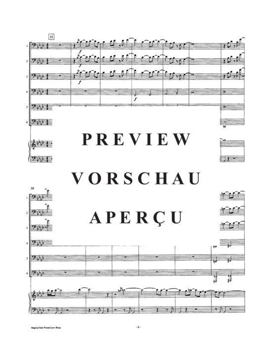 Produktgalerie: Seite 8 von 21 Into the Magical Rain Forest , , (Tuba Ensemble 1-6 Tuben + Tape)