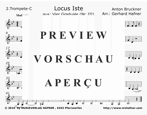 gallery: Locus iste, , (Blechbläser Quartett)
