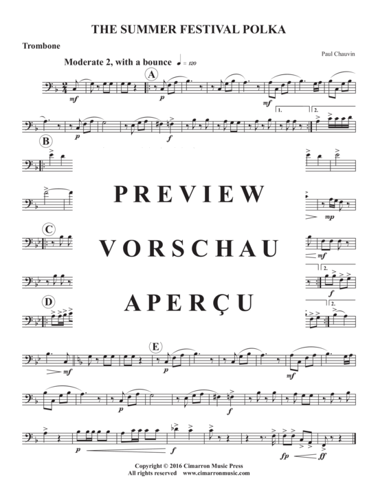 Produktgalerie: Seite 11 von 12 Summer Festival Polka , , (Blechbläserquintett)