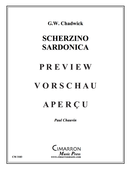 Product gallery: Page 2 of 21 Scherzino Sardonica (1882) , ,  (Brass quintet)