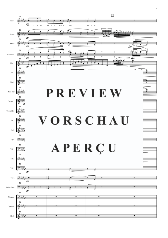 Produktgalerie: Seite 10 von 11 Lied an den Mond, , Sopran Solo und Concert Band