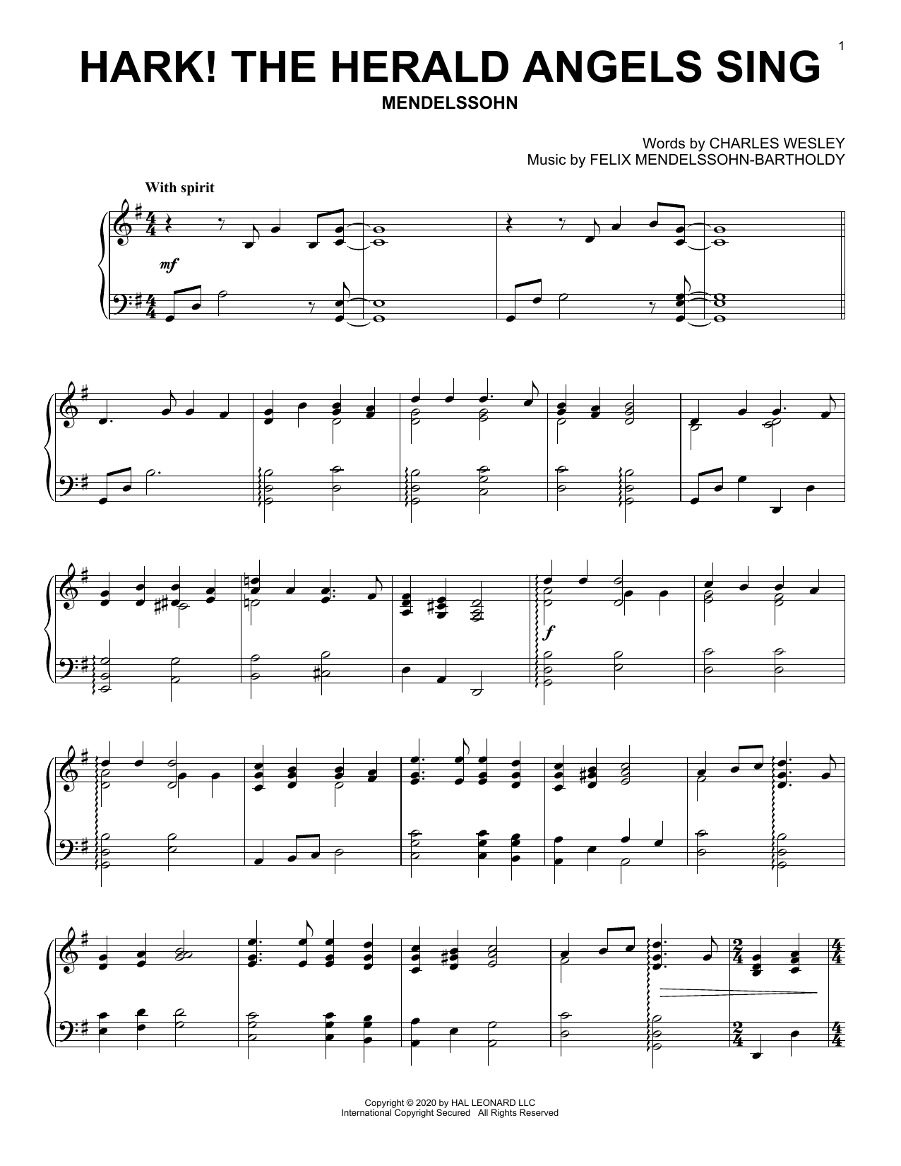 Product gallery: Page 1 of 1 Hark! The Herald Angels Sing, Charles Wesley and Felix Mendelssohn-Bartholdy