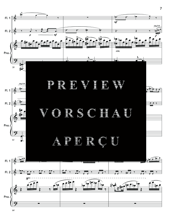 Produktgalerie: Seite 11 von 11 A Ways In..., , (Trio 2x Flöte und Klavier)