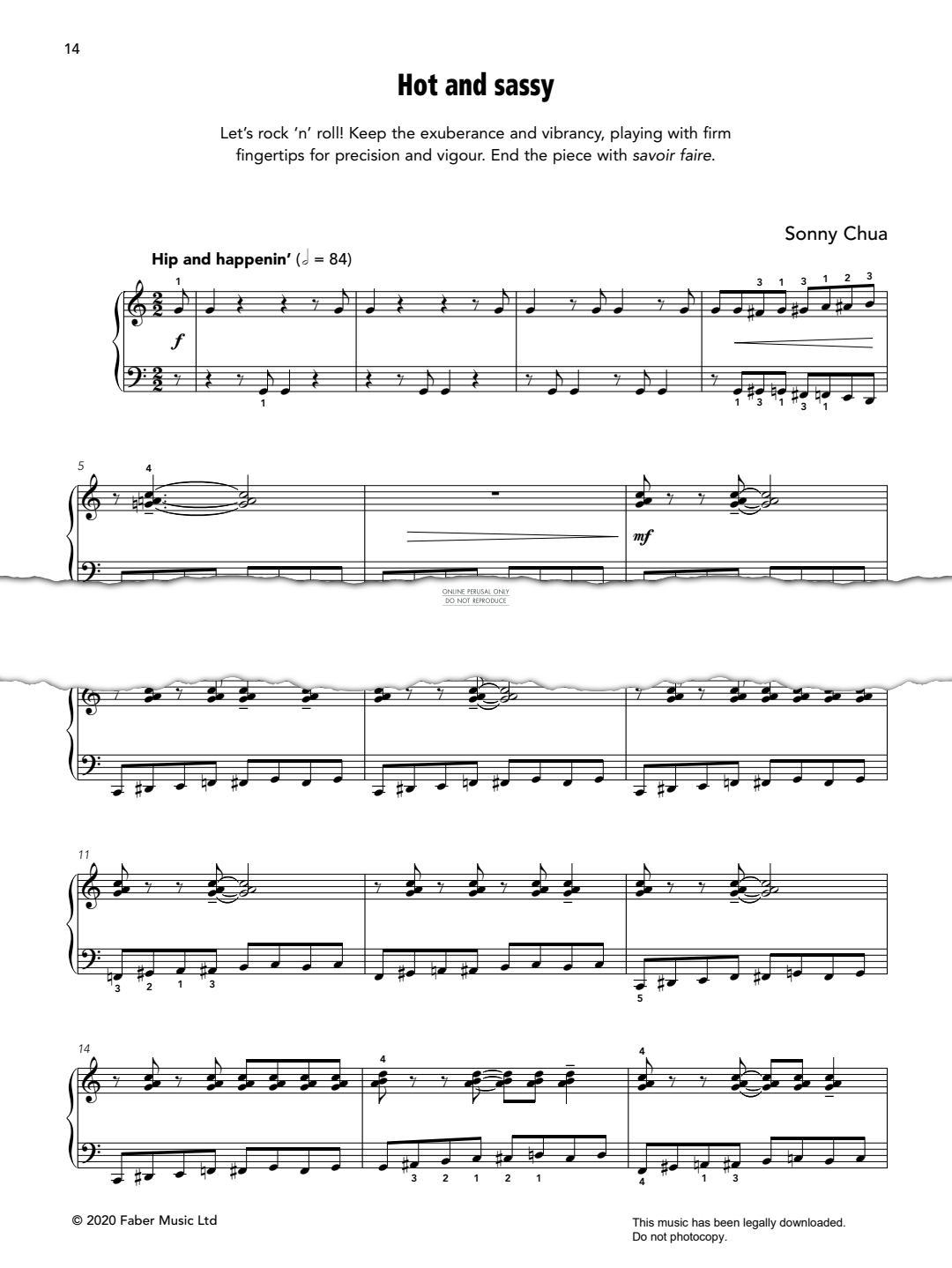 Produktgalerie: Seite 1 von 1 Hot And Sassy, Sonny Chua, Klavier